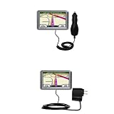 Essential Kit for the Garmin Nuvi 205 - includes Car and Wall Charger with Rapid Charge Technology - Gomadic Brand w/ TipExchange Technology