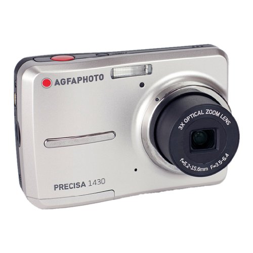 AgfaPhoto Precisa 1430 Digitalkamera (14,1 Megapixels, 3-fach opt. Zoom, 6,10 cm (2,4 Zoll) LCD) silber