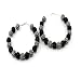 Lola Fashion Accessories Black And Gray Basketball Wives Earrings