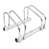 Double Bike Stand for Ground and Wall Mounting