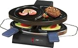 Clatronic RG 3198 Raclette-Grill inklusive 2 Pfaennchen