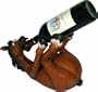 Rivers Edge Hand Painted Horse Wine Bottle Holder