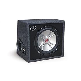 Kicker CompVR 07VCVR154 4-Ohm Subwoofers In Vent Box by Kicker