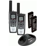 Cobra LI7200-2 WX-VP MicroTalk 2-Way Radio Value Pack with Handsfree Operation