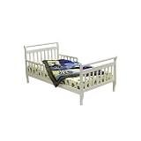 Dream On Me Classic Sleigh Toddler Bed, White