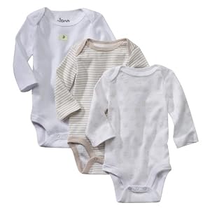 Circo® LS Bodysuit 3pk - Gender Neutral