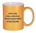 Alarm Clock: A small, mechanical device to wake up people without children Coffee Mug Metallic Gold 11 oz