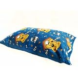 Blue Standart Pet Bed Pillow with Spare Cover