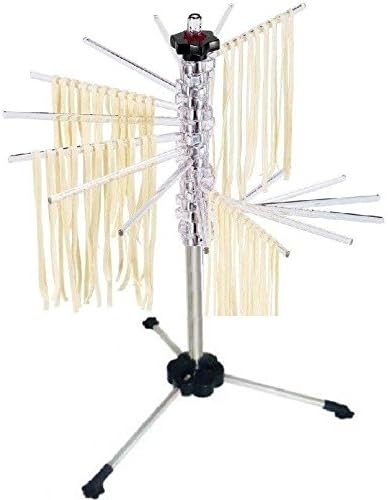 New Spiral Pasta Drying Rack for Kitchenaid Fettuccine Spaghetti Makers Strong