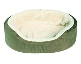 JLA Faux Suede Cuddler, Green (14 x 18)