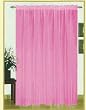 2 Sheer Voile Curtains-58 wide x 84 Long-Bright Rose