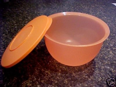 Tupperware Impressions 10 CUP Bowl in Orange Tangerine