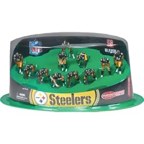McFarlane Toys NFL 2 Inch Mini Sports Picks Ultimate 11 Piece Offensive Team Set Pittsburgh Steelers
