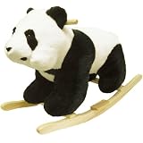 Happy Trails Panda Plush Rocking Animal