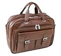 Siamod Vernazza Collection Guidoni Leather Fly-Through Checkpoint-Friendly Laptop Case