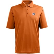 NCAA Men's Auburn Tigers Pique Xtra Lite Desert Dry Polo (Mango, Medium)
