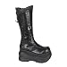 Demonia Men's BOXER-208, 4'' Platform Black Pu Hand Cuff Cyber Boot