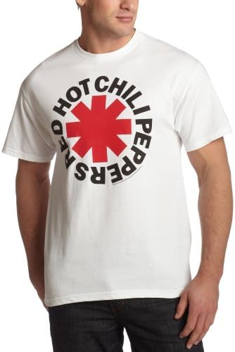 Bravado Men's Red Hot Chili Peppers "Asterik Logo" T-Shirt