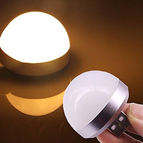 Lights Bulbs, Mini USB LED Bulb Portable LED Reading Lamp DC5V 2W USB LED Light. ( Color : Warm White , Design : Style Two )