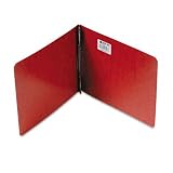 ACCO Presstex Report Cover, Prong Clip, Letter, 3-Inch Capacity, Red (17048)