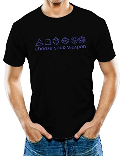 Universal Apparel Men's Choose Your Weapon Dungeons And Dragons T-Shirt