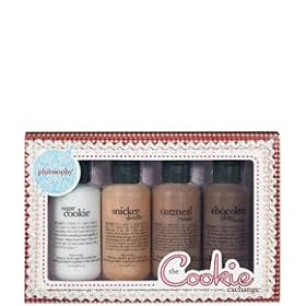 philosophy - the cookie exchange - delectable cookie flavored shower gels