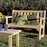 Rustic Cedar - Indoor or Outdoor English Garden Settee / Bench