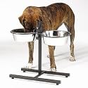 Adjustable dog diners 3qt bowls