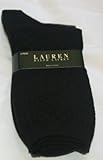 Polo Ralph Lauren Women's Trouser Crew Socks - 2 Pair - Size: 9-11 - Black/Charcoal