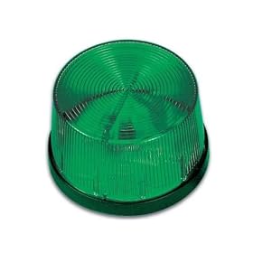 LAMPE MINI GYROPHARE XENON STROBOSCOPE FLASH CLIGNOTEMENT 12V VERTE ETANCHE