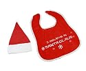 Baby Christmas Santa Hat & Bib With Message Set (XA3686)