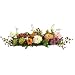 NearlyNatural Mixed Peony Centerpiece Silk Flower Arrangement