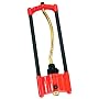 Dramm 15001 ColorStorm Premium Metal Oscillating Sprinkler with Brass Nozzle Jets, Red