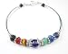 .925 Silver Garnet, Carnelian, Tiger Eye, Aventurine, Sodalite, Iolite, Amethyst Semi-Precious Chakra Bracelets