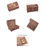 Buy Magnificent Medium Trunk with Floral Theme Music Box: 22 Note Magnificent Medium Trunk...