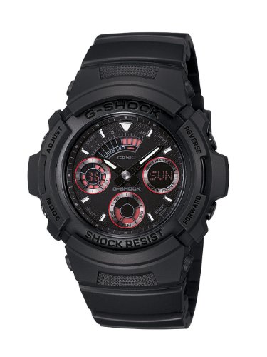 Casio Men's AW591ML-1ACR G-Shock Analog-Digital Black Sports Watch