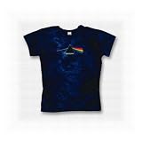 Junior Women's Pink Floyd "Dark Side of the Moon" Tie-Dye Baby doll T-Shirt