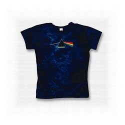Junior Women's Pink Floyd "Dark Side of the Moon" Tie-Dye Baby doll T-Shirt