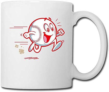 Nuodi Ge Unique Design Baseball Mit Big Smile Coffee Mug