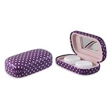 AS411 Small Dots Contact Lens Case (Purple)