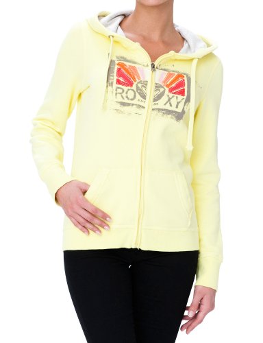 Roxy Damen Kapuze Jumpy Jump Zip, bleached yellow, 32-34 (XS), XMWSW9121 Preisvergleich