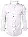 TAM Ware Mens Stylish Slim Fit Plain Button Down Dress Shirts