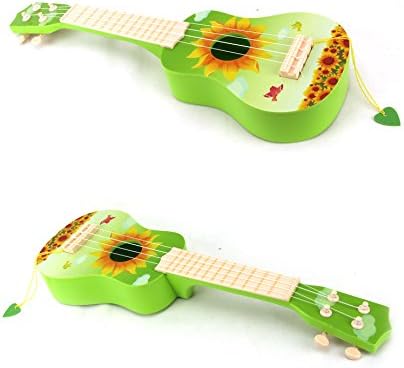 4 String Acoustic Guitar Toy for Kids with Vibrant Sounds and Tunable Stringsr - Kids Educational Toy - Assorted Colors