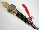 Produkt-Bild: Ebenholz 3 Octave Gourd Flute Hulusi Woodwind + Fall #107 - Ksotenloser Versand, Weltweit