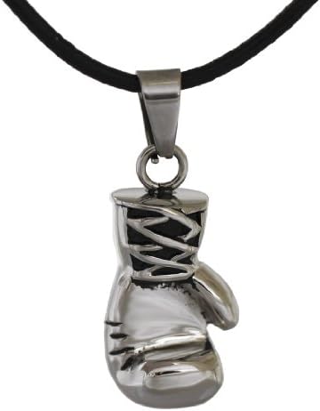 Men's Big Boxing Glove Pendant Necklace Surgical Stainless Steel