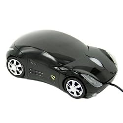 HDE&reg; Car-Shape Optical USB Mouse w/ Scroll Wheel & LEDs