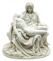 Michelangelo's "Pieta" Statue Sculpture Madonna Jesus
