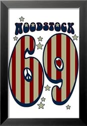 Woodstock Collections Framed Art Poster Print, 13x19