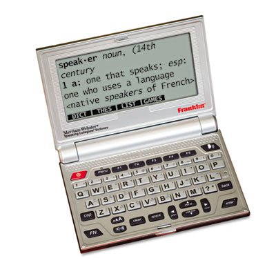 New-Franklin SCD2100 - Merriam-Webster's Collegiate Electronic Speaking Dictionary & Thesaurus - FRKSCD2100 On Sale