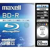 マクセル 2倍速対応BD-R　20枚パック25GB BR25VWPA.20S